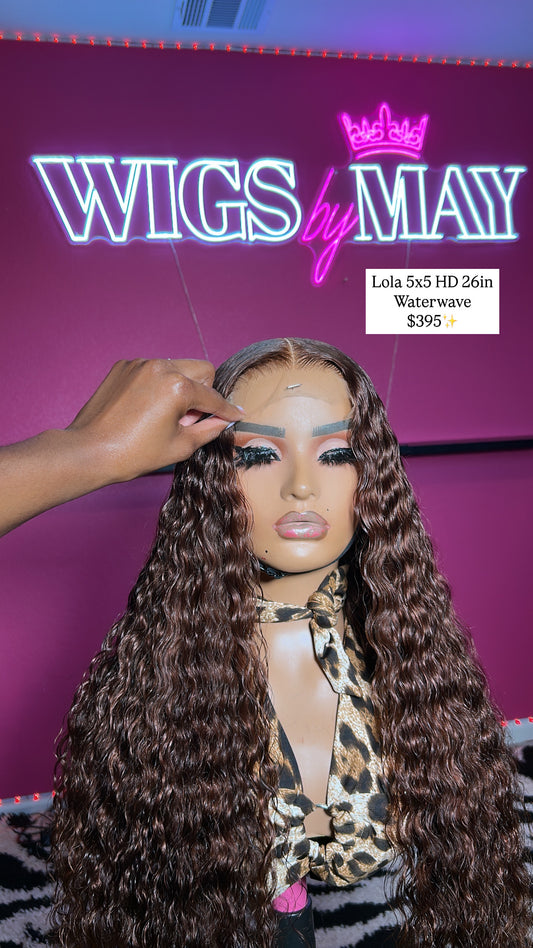 5x5 HD 26in Waterwave Wig