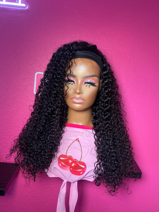 Spanish Curly Headband Wig