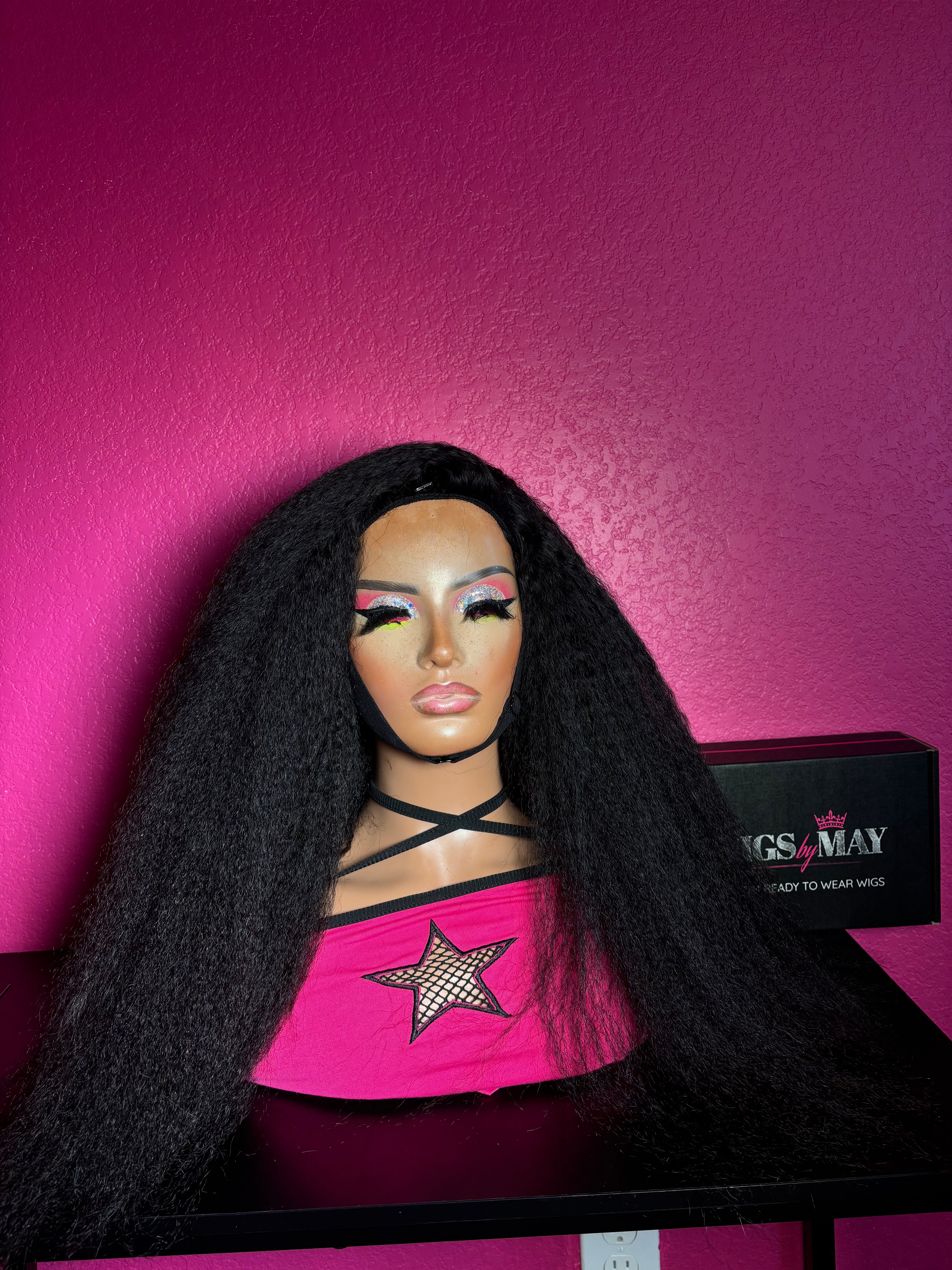 KINKY HALF WIG