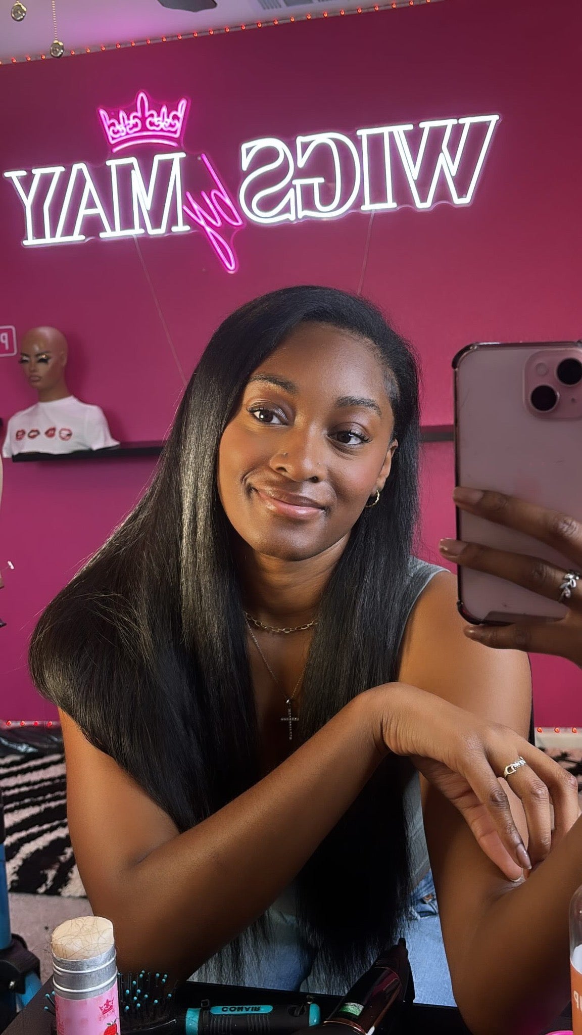 KINKY HALF WIG