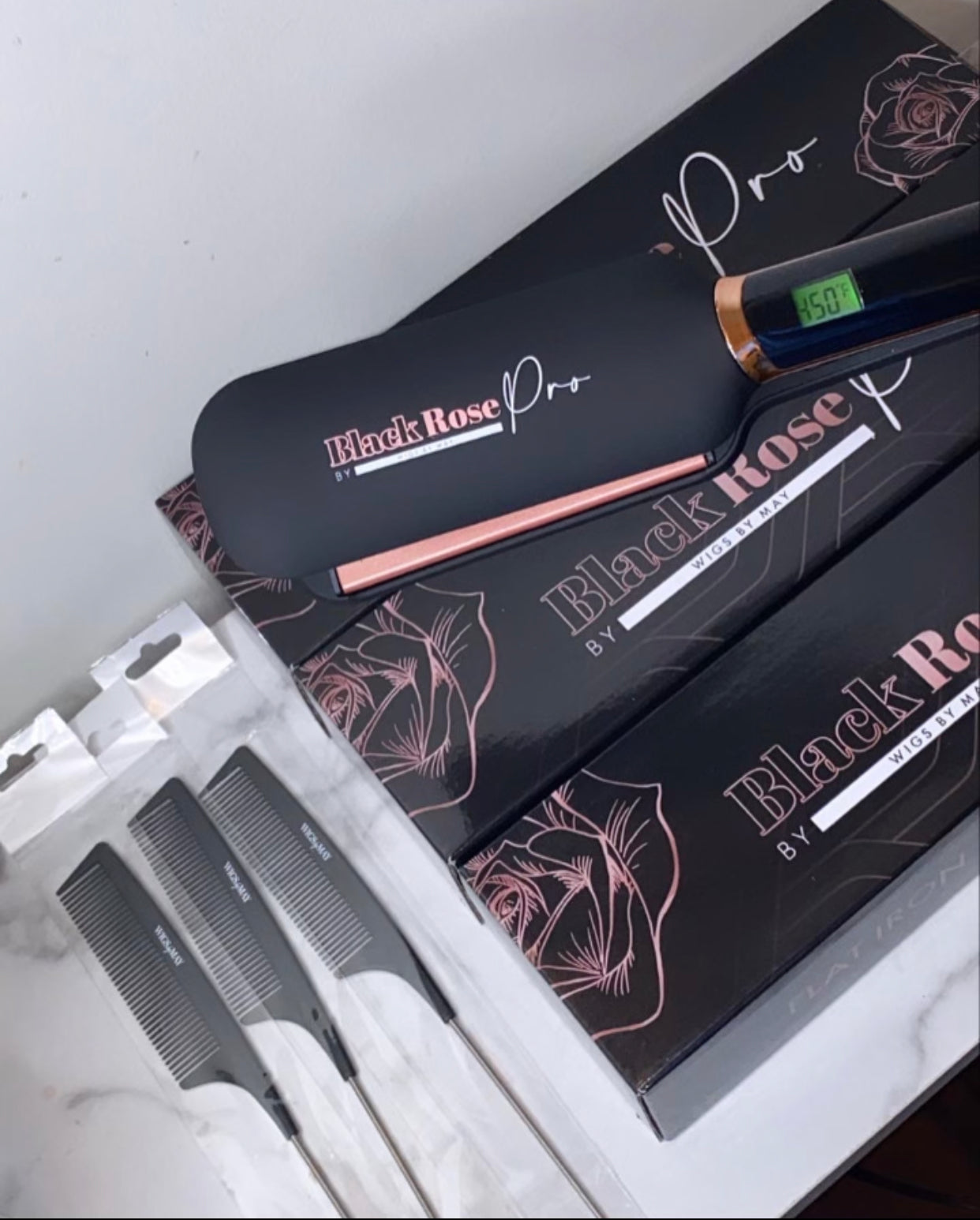 Black Rose Pro Flat Iron